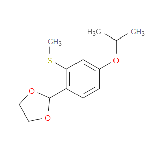2-(4-isopropoxy-2-(methylthio)phenyl)-1,3-dioxolane