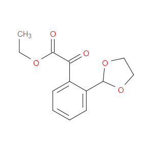 ethyl 2-(2-(1,3-dioxolan-2-yl)phenyl)-2-oxoacetate
