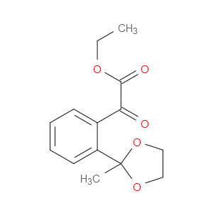 ethyl 2-(2-(2-methyl-1,3-dioxolan-2-yl)phenyl)-2-oxoacetate