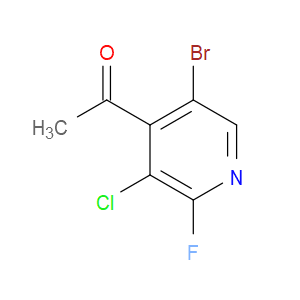 1-(5-bromo-3-chloro-2-fluoropyridin-4-yl)ethanone