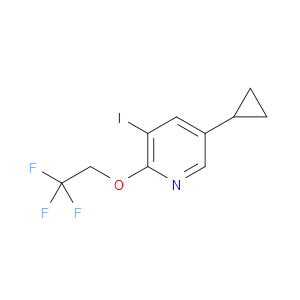 5-cyclopropyl-3-iodo-2-(2,2,2-trifluoroethoxy)pyridine