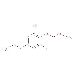 1-bromo-3-iodo-2-(methoxymethoxy)-5-propylbenzene