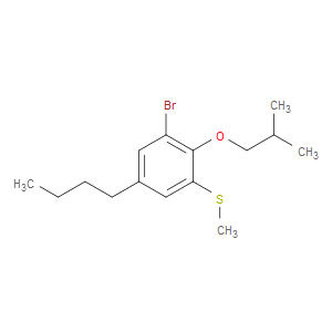 (3-bromo-5-butyl-2-isobutoxyphenyl)(methyl)sulfane