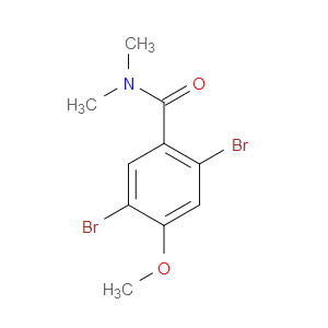 2,5-dibromo-4-methoxy-N,N-dimethylbenzamide