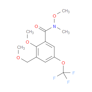 N,2-dimethoxy-3-(methoxymethyl)-N-methyl-5-(trifluoromethoxy)benzamide