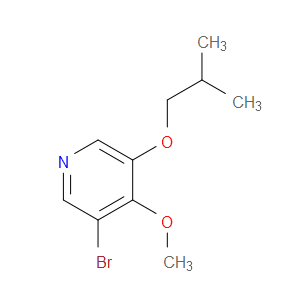 3-bromo-5-isobutoxy-4-methoxypyridine