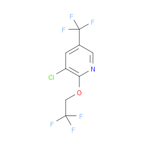 3-chloro-2-(2,2,2-trifluoroethoxy)-5-(trifluoromethyl)pyridine