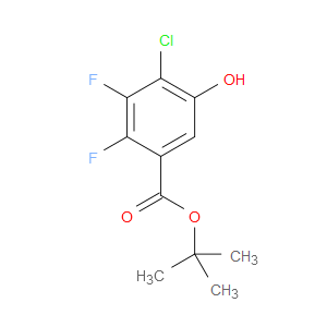tert-butyl 4-chloro-2,3-difluoro-5-hydroxybenzoate