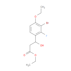 ethyl 3-(3-bromo-4-ethoxy-2-fluorophenyl)-3-hydroxypropanoate