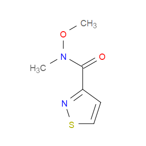 N-methoxy-N-methylisothiazole-3-carboxamide