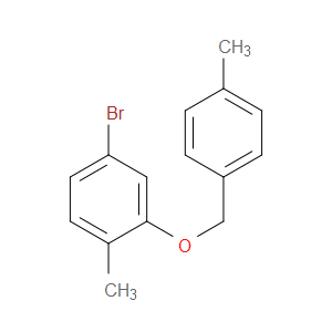 4-bromo-1-methyl-2-((4-methylbenzyl)oxy)benzene