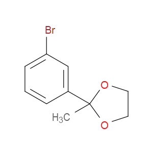 2-(3-Bromophenyl)-2-methyl-1,3-dioxolane