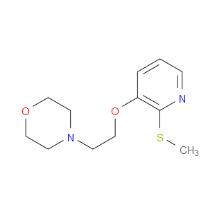 4-(2-((2-(methylthio)pyridin-3-yl)oxy)ethyl)morpholine