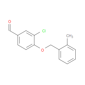3-chloro-4-((2-methylbenzyl)oxy)benzaldehyde