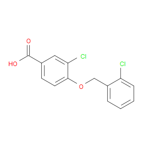 3-chloro-4-((2-chlorobenzyl)oxy)benzoic acid