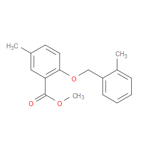 methyl 5-methyl-2-((2-methylbenzyl)oxy)benzoate