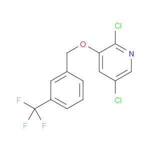 2,5-dichloro-3-((3-(trifluoromethyl)benzyl)oxy)pyridine
