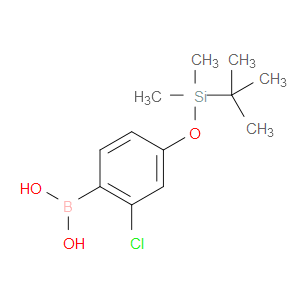 2-Chloro-4-(((1,1-dimethylethyl)dimethethylsilyl)oxy)phenylboronic acid