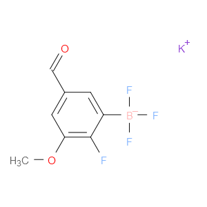 potassium trifluoro(2-fluoro-5-formyl-3-methoxyphenyl)borate