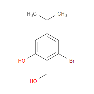 3-bromo-2-(hydroxymethyl)-5-isopropylphenol