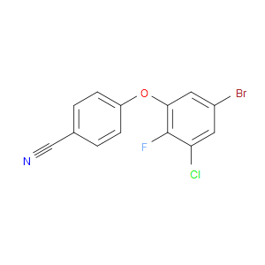 4-(5-bromo-3-chloro-2-fluorophenoxy)benzonitrile