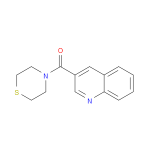 quinolin-3-yl(thiomorpholino)methanone
