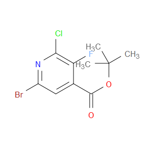 tert-butyl 6-bromo-2-chloro-3-fluoroisonicotinate