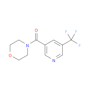 morpholino(5-(trifluoromethyl)pyridin-3-yl)methanone