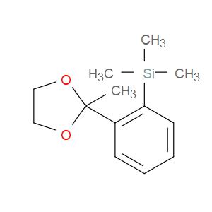 trimethyl(2-(2-methyl-1,3-dioxolan-2-yl)phenyl)silane