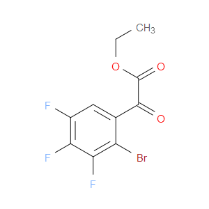 ethyl 2-(2-bromo-3,4,5-trifluorophenyl)-2-oxoacetate
