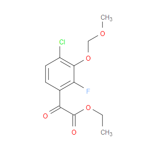 ethyl 2-(4-chloro-2-fluoro-3-(methoxymethoxy)phenyl)-2-oxoacetate