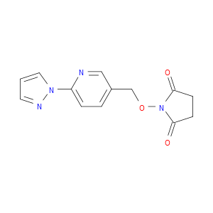 1-(6-pyrazole-yl-pyridine-3-ylmethoxy)-pyrrolidine-2,5-dione