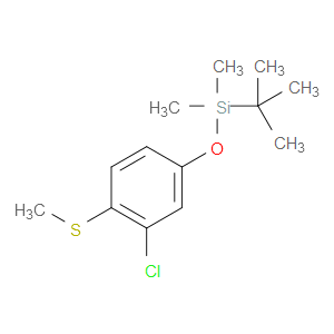 tert-butyl(3-chloro-4-(methylthio)phenoxy)dimethylsilane