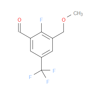 2-fluoro-3-(methoxymethyl)-5-(trifluoromethyl)benzaldehyde