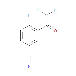 3-(2,2-difluoroacetyl)-4-fluorobenzonitrile