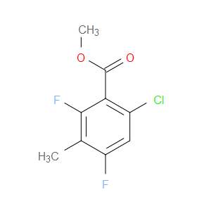methyl 6-chloro-2,4-difluoro-3-methylbenzoate