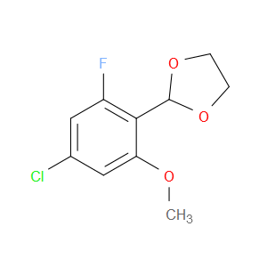 2-(4-chloro-2-fluoro-6-methoxyphenyl)-1,3-dioxolane