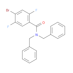 N,N-dibenzyl-4-bromo-2,5-difluorobenzamide