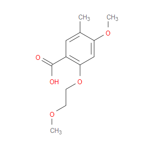 4-methoxy-2-(2-methoxyethoxy)-5-methylbenzoic acid