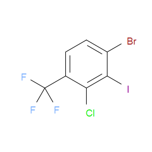 1-bromo-3-chloro-2-iodo-4-(trifluoromethyl)benzene