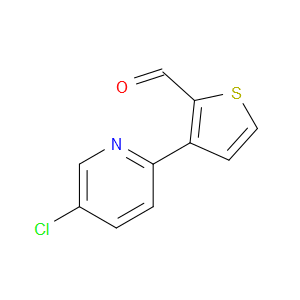3-(5-chloropyridin-2-yl)thiophene-2-carbaldehyde