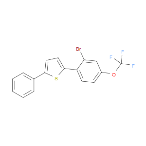 2-(2-bromo-4-(trifluoromethoxy)phenyl)-5-phenylthiophene
