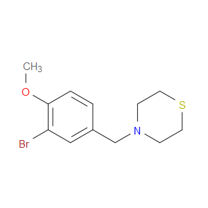 4-(3-bromo-4-methoxybenzyl)thiomorpholine