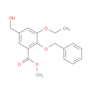 methyl 2-(benzyloxy)-3-ethoxy-5-(hydroxymethyl)benzoate
