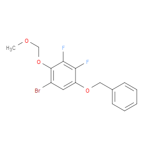 1-(benzyloxy)-5-bromo-2,3-difluoro-4-(methoxymethoxy)benzene