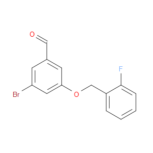 3-bromo-5-((2-fluorobenzyl)oxy)benzaldehyde