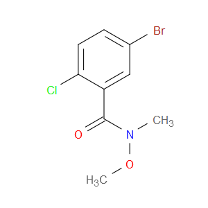 5-bromo-2-chloro-N-methoxy-N-methylbenzamide
