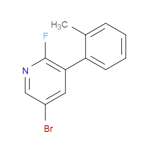 5-bromo-2-fluoro-3-(o-tolyl)pyridine