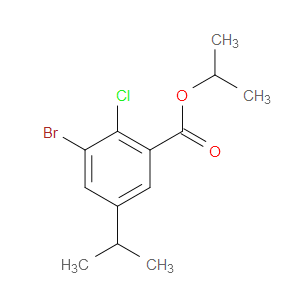 isopropyl 3-bromo-2-chloro-5-isopropylbenzoate