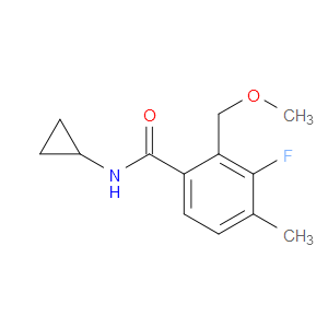 N-cyclopropyl-3-fluoro-2-(methoxymethyl)-4-methylbenzamide